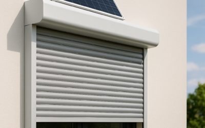 Volet roulant solaire sans fil à poser